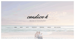 Desktop Screenshot of candicekphotography.com